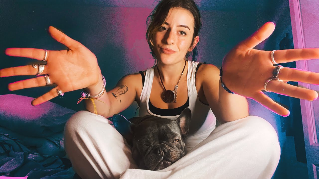 ASMR Chaotic & Caring Spit Painting 💜