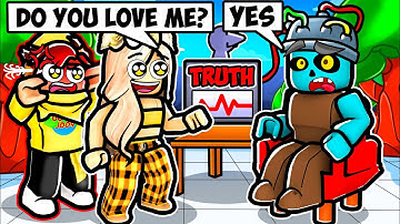 We Took A LIE DETECTOR TEST In Roblox...