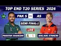 PAKISTAN vs Adelaide Strikers LIVE SCORES &amp; COMMENTARY | PAK SHAHEENS vs AS SEMI FINAL LIVE | AS BAT