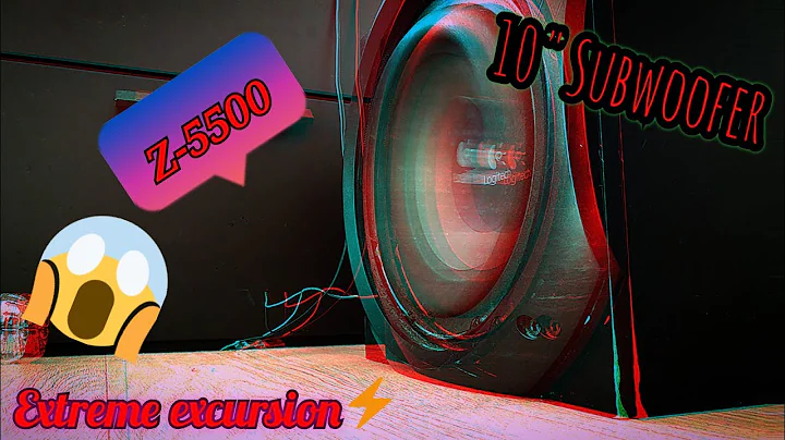 Logitech Z-5500 Extreme excursion. Hard bass