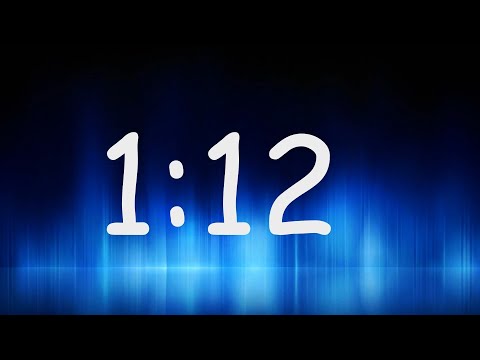 1:12 Minutes Timer / Countdown from 1min 12sec