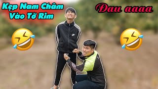 Troll Tụt Quần Kẹp Nam Châm Vào Tờ Rim Cười Rơi Nước Mắt | Nguyễn Kiên Vlog screenshot 2