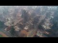 #Campfire: Aerial tour of Paradise, California destruction