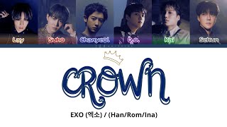 EXO 엑소 'Crown' Lirik terjemahan bahasa Indonesia ( Color Coded) Han/Rom/Ina #EXO #exo_crown 