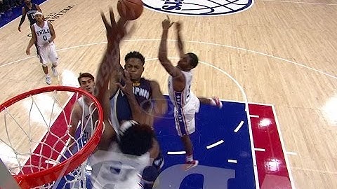 Joel Embiid With the Monster Block!