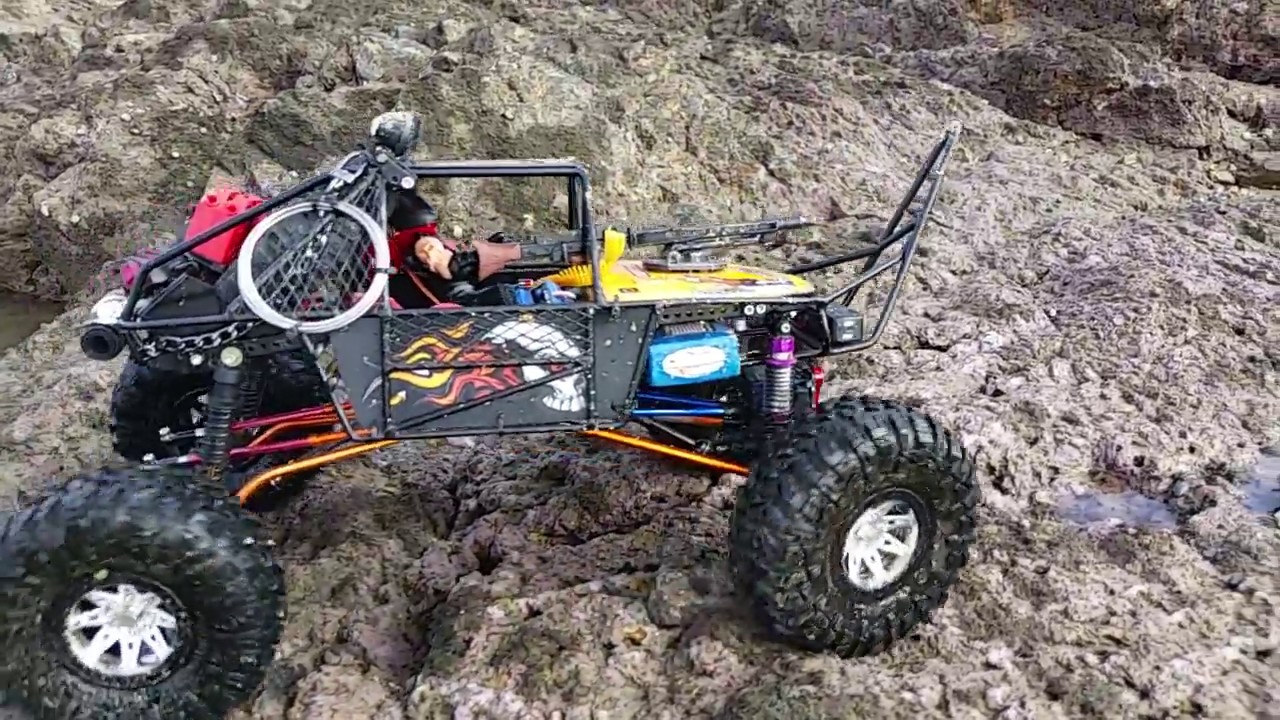 aliexpress scx chassis diy rc crawler test run YouTube