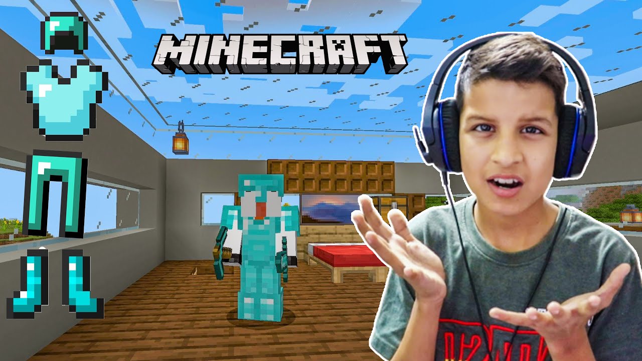 Cover me in DIAMONDS 💎 MINECRAFT 😍