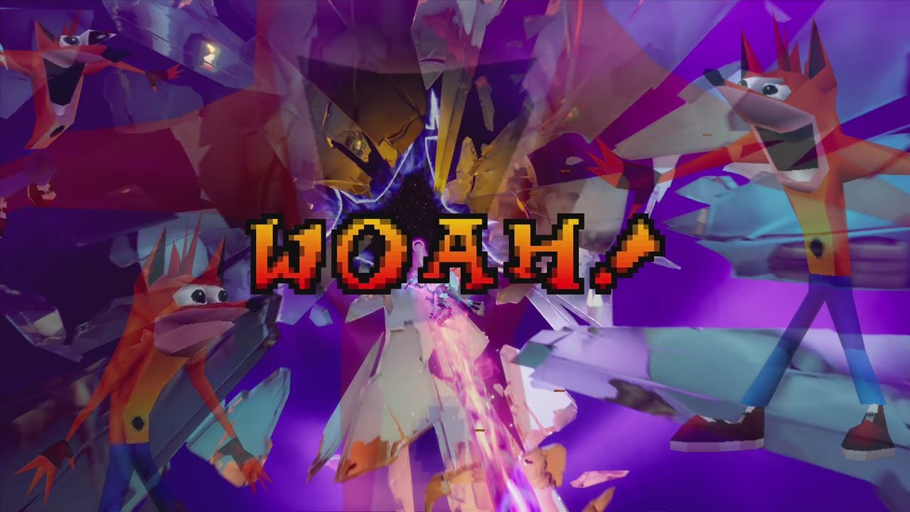 Crash Bandicoot 4 It's About Time WOAH MEME Easter Egg YouTube