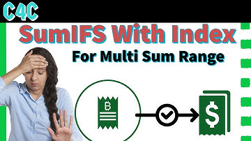 Excel SUMIFS: 2D Sum Alternate Columns based on Criteria and Header - 3 Tricks I C4C Excel Video