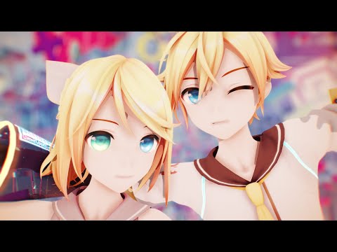 [MMD]wave ~YYB式鏡音リン×鏡音レン