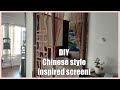 DIY Chinese style inspired screen!