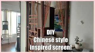 DIY Chinese style inspired screen! by Shely Home Design 1,768 views 2 years ago 5 minutes, 27 seconds