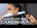 ALISANDO MEU CRESPO COM CHAPINHA DEPOIS DE ANOS