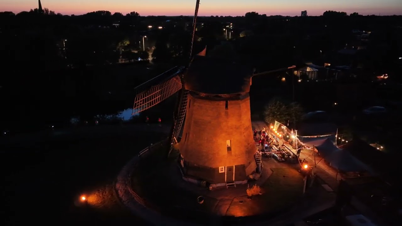 100 van Leeghwater 2026 - Stempelpost De Ambachtsmolen in Oudorp DJI 20260731222825 0059 D