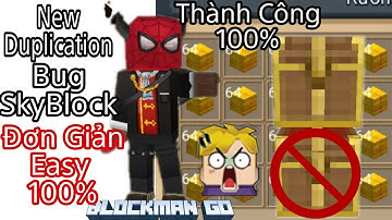 New Bug SkyBlock Blockman Go ( New Duplication ) Hướng Dẫn Cách Đơn Giản Easy 100% OK | Duy Khểnh BG