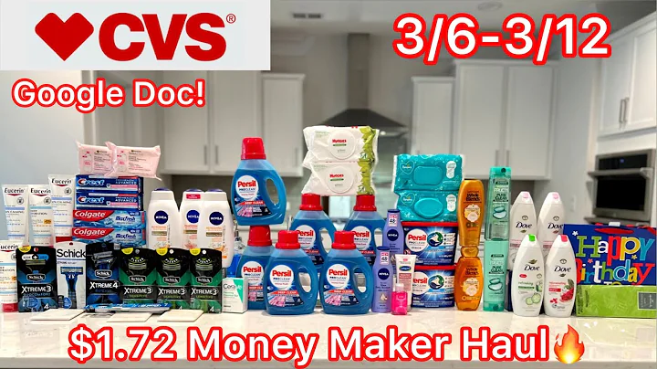 CVS COUPONING HAUL 3/6-3/12| OVER $280 IN PRODUCTS FOR FREE+ $1.72 MONEY MAKER🔥