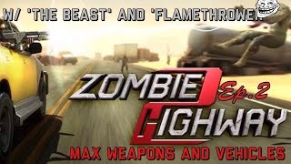 Zombie Highway 2 - EXPERT MODE ON!! ANOTHER GLITCH! - GOING THROUGH CARS!! (iOS) screenshot 5