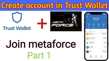 How to create trust wallet account / meta force joining process part 1 /Techno online