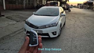 Start Stop Anahtarsız Giriş Ve Uzaktan Çalıştırma Full Güvenlik Paket 2015 Toyota Colla