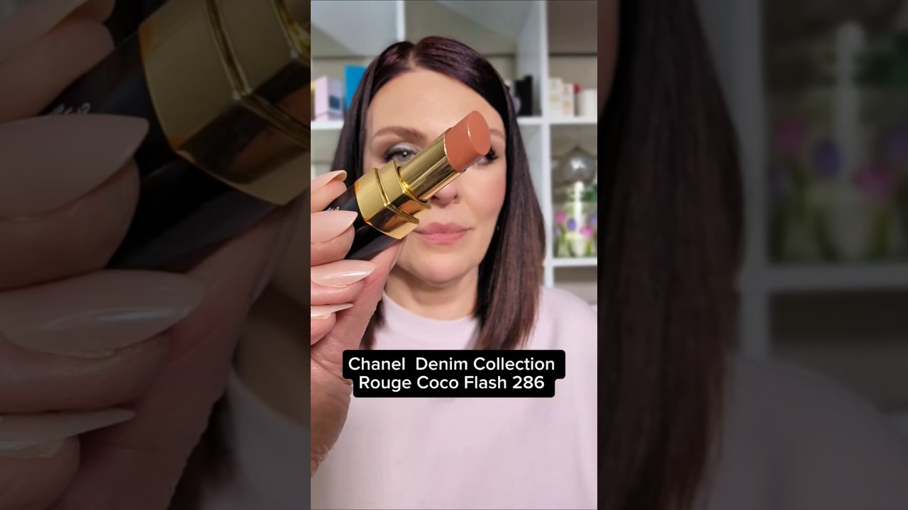 Swatching Chanel Rouge Coco Flash 286 Washed Beige | Denim
