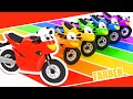 Lernen Sie die Farben mit Motos | Titounis