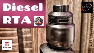 Diesel RTA | Timesvape/AmbitionZ VapeR | Review, build & wick