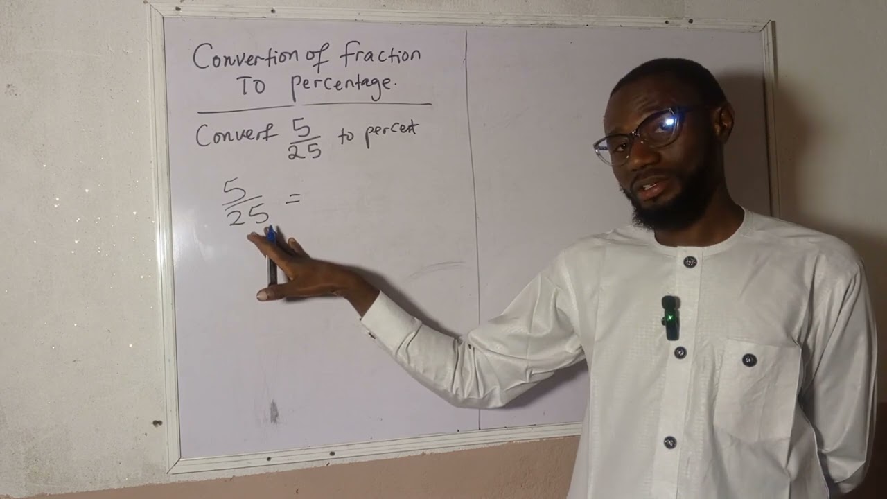 how to Convert Fraction To Percent 3