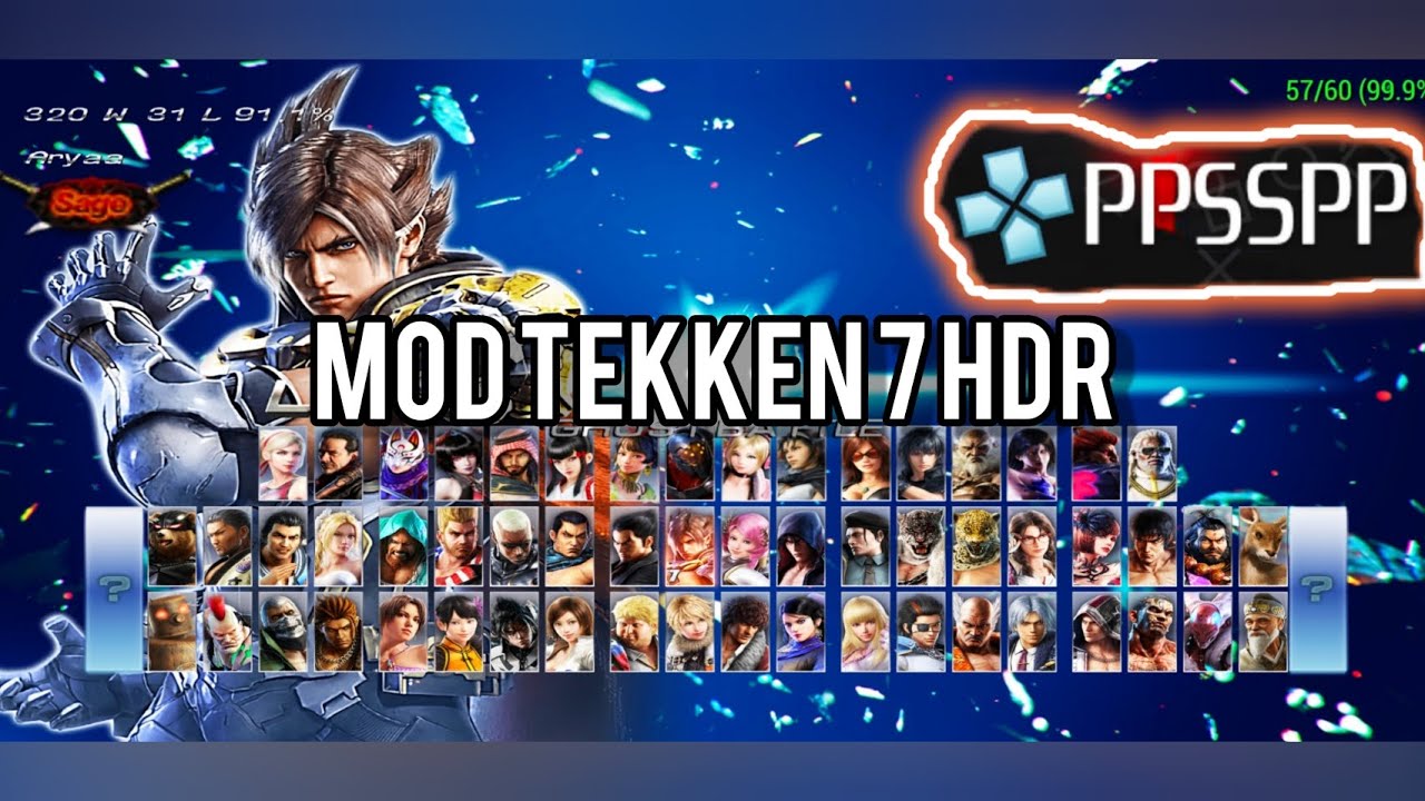 Tekken 7 PPSSPP MOD (Android/IOS) Test Lars Ranking Sage Resolution