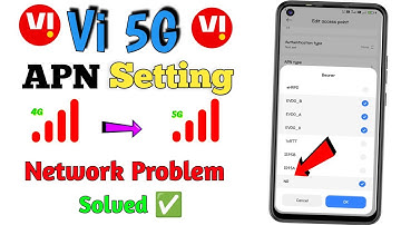 Vi New APN Setting 5g 2025 | VI Sim Network Problem | Vi 4G APN Setting
