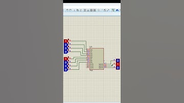 4-Bit Binary Comparator Using IC 7485 in Proteus Simulation | Digital Electronics Project