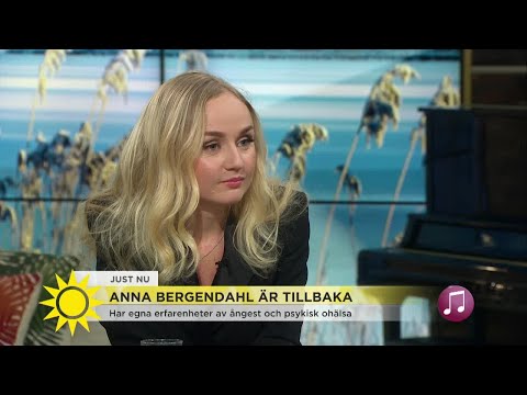 Anna Bergendahl "Prestationsångesten jobbar jag jättemycket med" - Nyhetsmorgon (TV4)