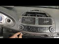 Мерседес W211. Как заменить панель климат-контроля  How to Replace Climate Control CENTER DASH VENT