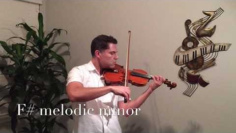 F# melodic minor 2 octave scale, Hrimally Scale Studies