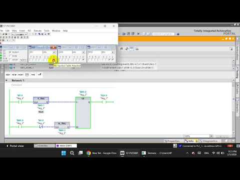 A single input both as start/stop mode in Siemens TIA portal