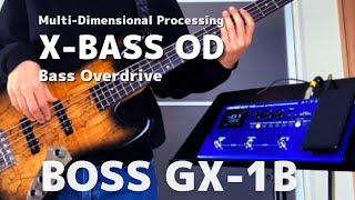 BOSS GX-1B】 X-BASS OD Bass Overdrive Tone | Fingerstyle, Slap