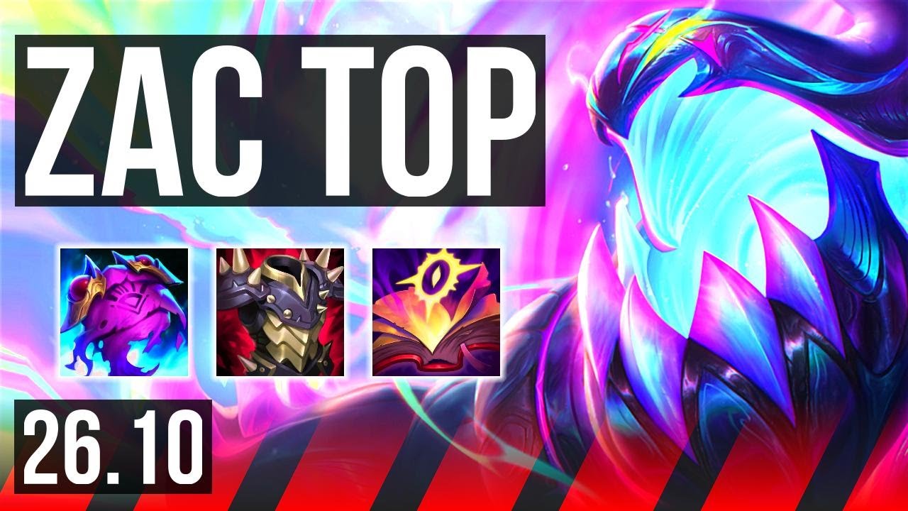 ZAC vs SHEN (TOP) | 64K damage, Good KDA: 18/2/12 | EUNE Master