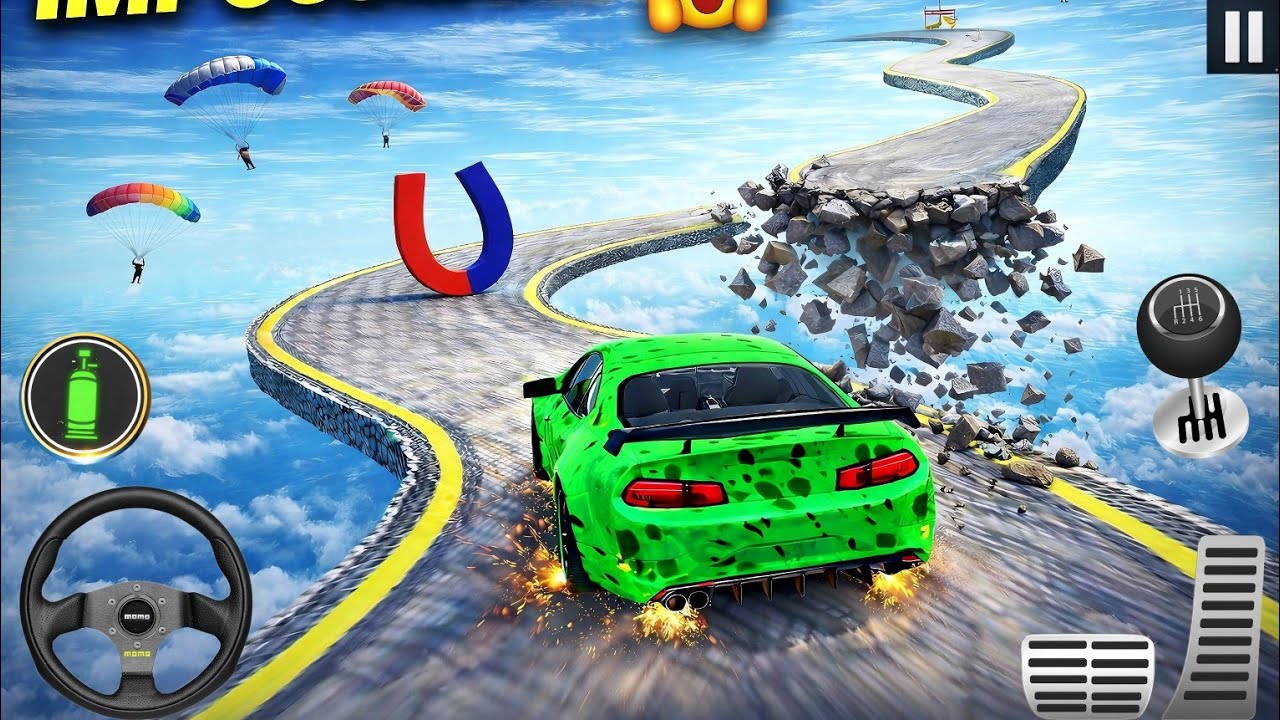 Mega Ramp Car Stunt 😱🔥 |Extreme Mega Ramp Car Challenge - Car Stunt Simulator 2026