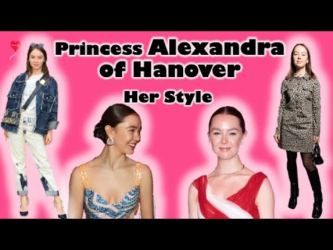 Princess Alexandra of Hanover: Her Style - YouTube