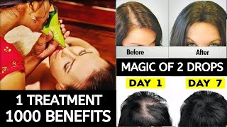 Nasya for Hair Loss & Premature Greying | Nasya Oils for Fast Hair Growth | Nasya Benefits for Hair