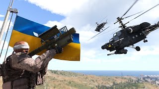 Ukrainian Special Forces Destroy Russian Helicopters While Blindfolded  ArmA 3