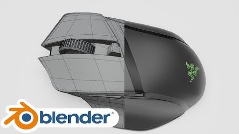 Modelling Gaming Mouse in Blender 3D| Razer | Timelapse