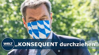 Bayerns ministerpräsident markus söder (csu) hat einer zu frühen
lockerung der aktuellen anti-corona-maßnahmen eine klare absage
erteilt. bis ende november g...