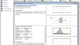 One Variable Analysis and Graphs