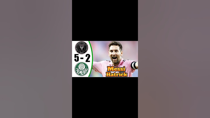 Messi Destroys Palmeiras with Hat-Trick 💥 | Inter Miami 5-2 | Club World Cup 2025  #football  #messi