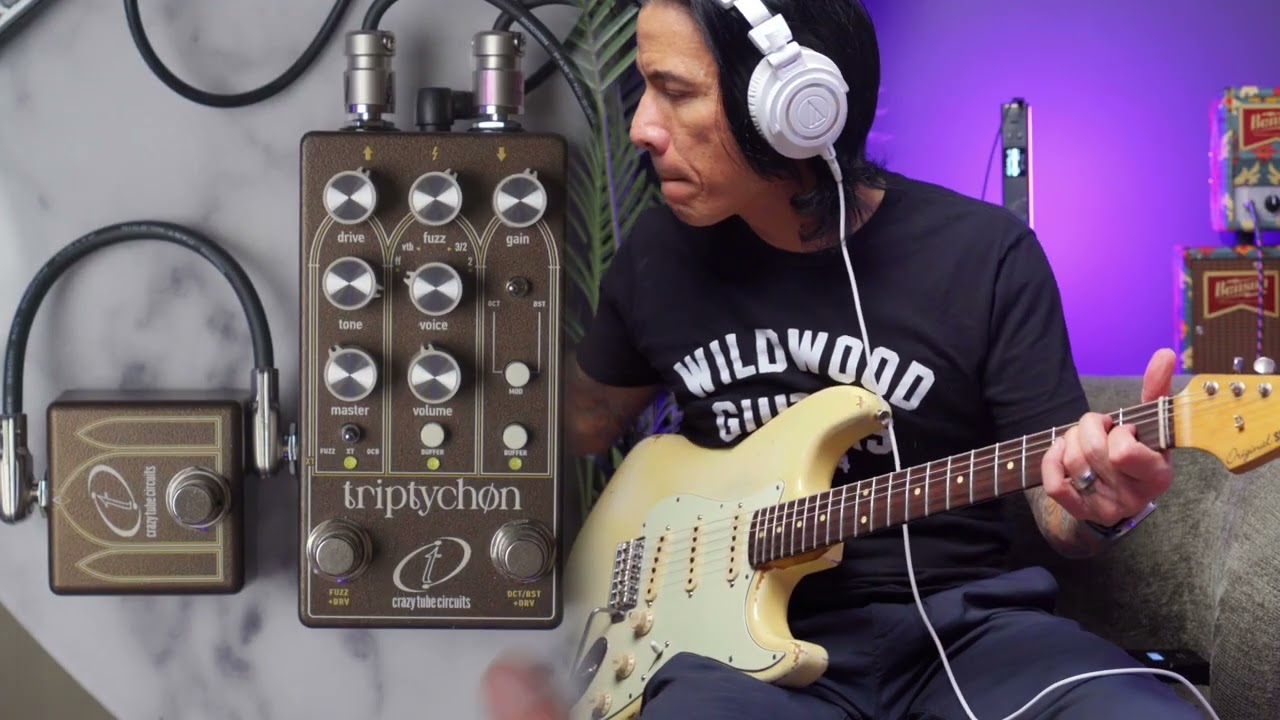 Crazy Tube Circuits Triptychon | Drive-Fuzz-Octave-Boost