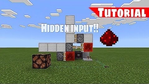 ✔️ Minecraft PE: How to make a redstone torch key (Hidden input) [TUTORIAL] [FIXED]
