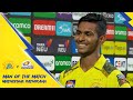 Matheesha pathirana   player of the match  cskvmi chepauk 2023