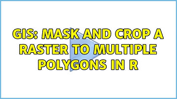 GIS: Mask and crop a raster to multiple polygons in R (2 Solutions!!)