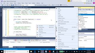 File handling in c++ and c# using GUI on Visual Studio 2017 to Read and Write 54