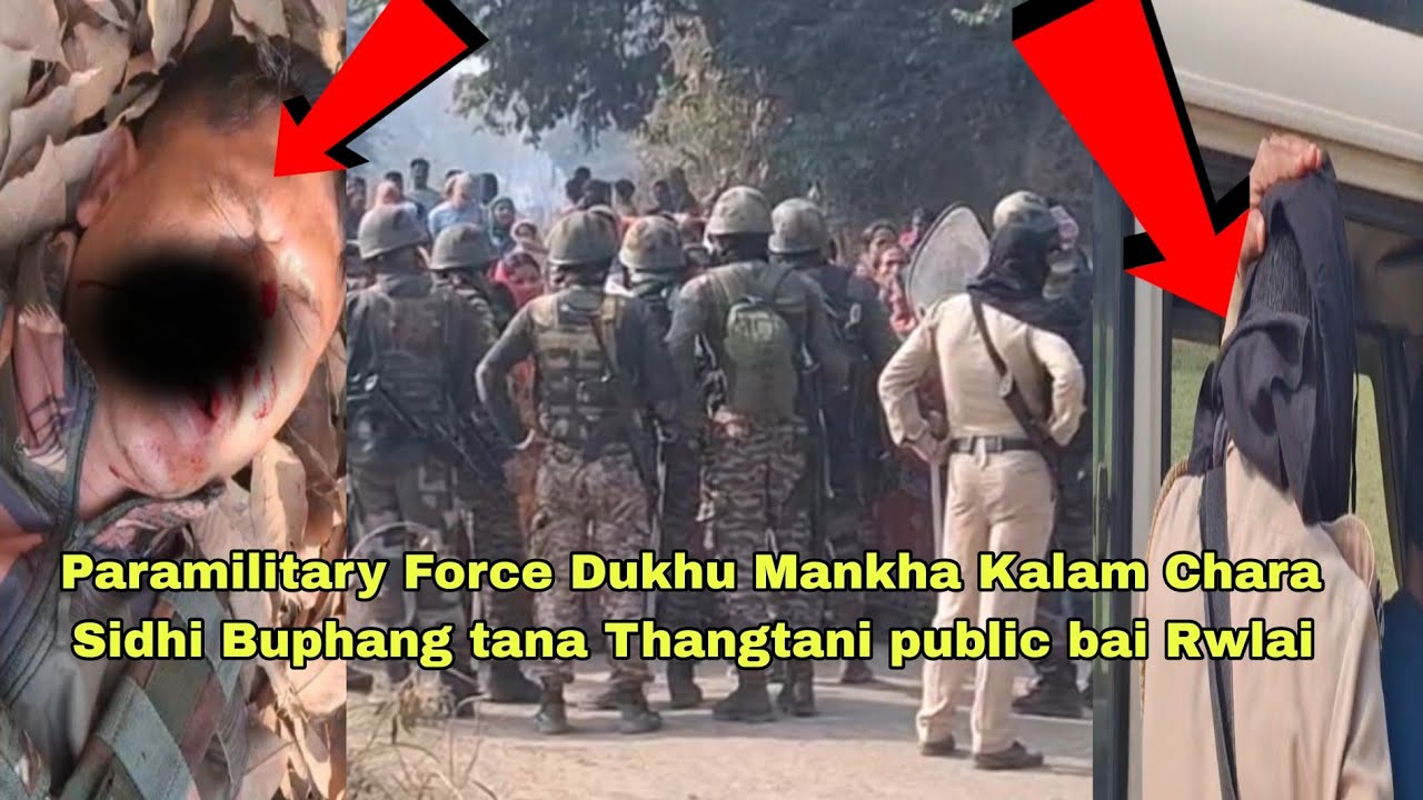 Kungthai Khorok Phatikha Paramilitary Force ni Public bai Sidhi Buphang tana Thangtani